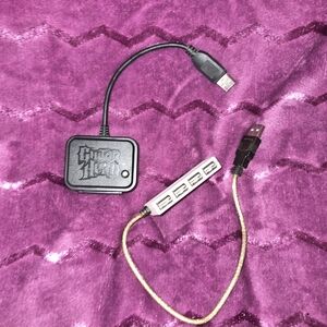 Guitar hero rock band drum dongle & USB 4 port dongle